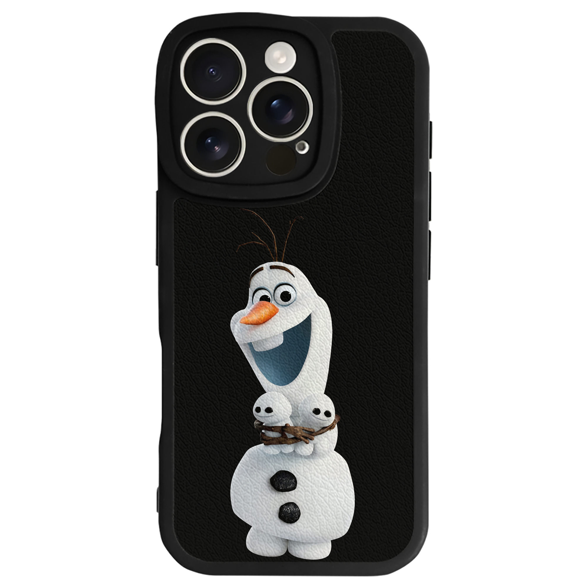 （画像用） アナと雪の女王 アンナ エルサ Frozen Anna Elsa 【iPhone 16シリーズ対応】シリコンスマホケース（レザー調） 材質：シリコン